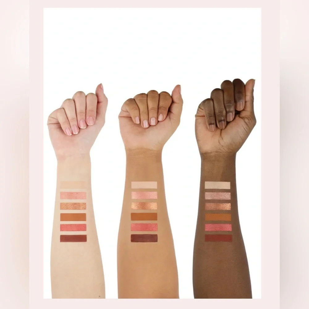 RealHer Warm Neutral Eyeshadow Palette - Beige, Rose, Copper, Brown